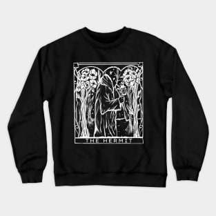 The Hermit, Tarot, Astrology, Pagan, Witchy, Goth Crewneck Sweatshirt